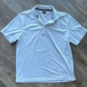 Greg Norman Collection White Polo Shirt